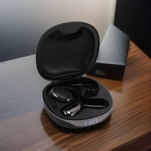 AI Language Translator Wireless Bluetooth Ear-hook Earbuds Black BrandNew Sealed